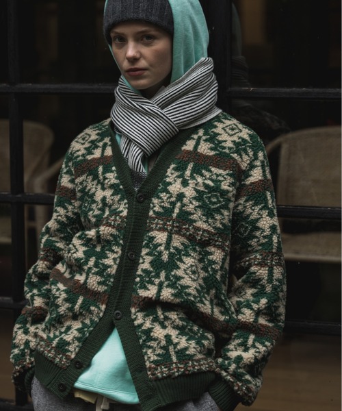 BEAMS+（ビームスプラス） トレーナー スウェット ボア ジャカード