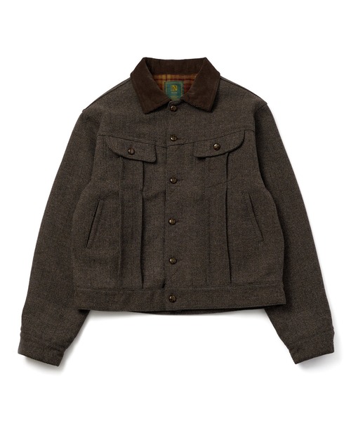 Noen（ノエン） ブルゾン アウター ツイードトラッカージャケット