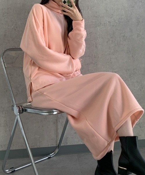 Maison Calme セットアップ 「上下セット」ボリューム ハイネック