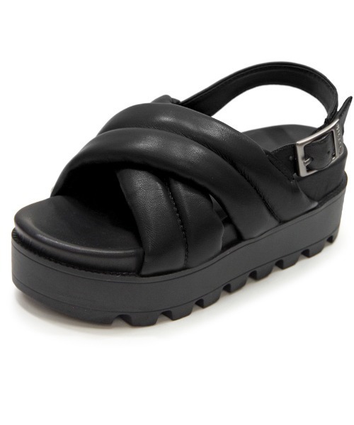 「Minnetonka」 フラットサンダル 5 シルバー レディース_画像9