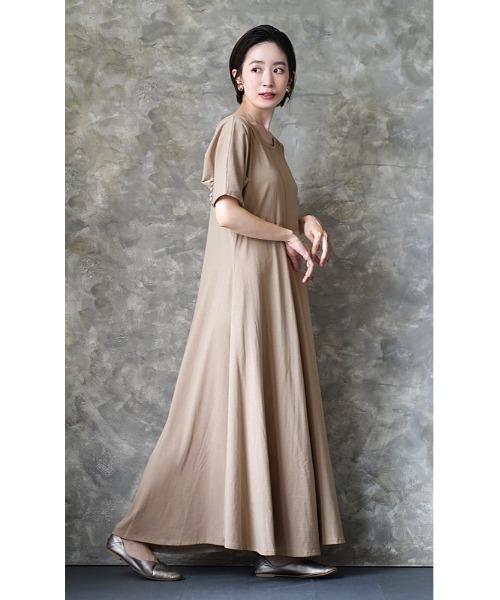 「e-zakkamania stores」 半袖ワンピース フリー ブラック レディース_画像7