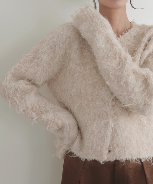 CELINE ホワイトシャギーニット Mサイズ CELINE ホワイトシャギーニット Mサイズ CELINE ホワイトシャギー