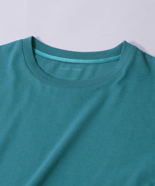 「MUVEIL WORK」 半袖Tシャツ「nano・universeコラボ」 36 ホワイト レディース_画像9