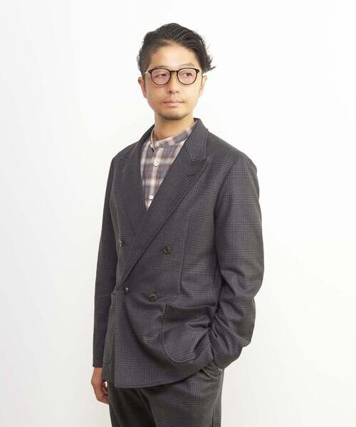 メンズジャケット MEN'S MELROSE ジャケット テーラードジャケット ツィーディージャージ