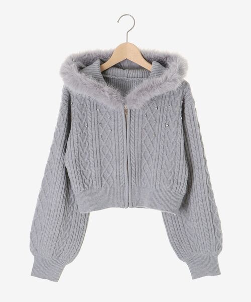 MAJESTIC LEGON（マジェスティックレゴン） パーカー キラキラフード