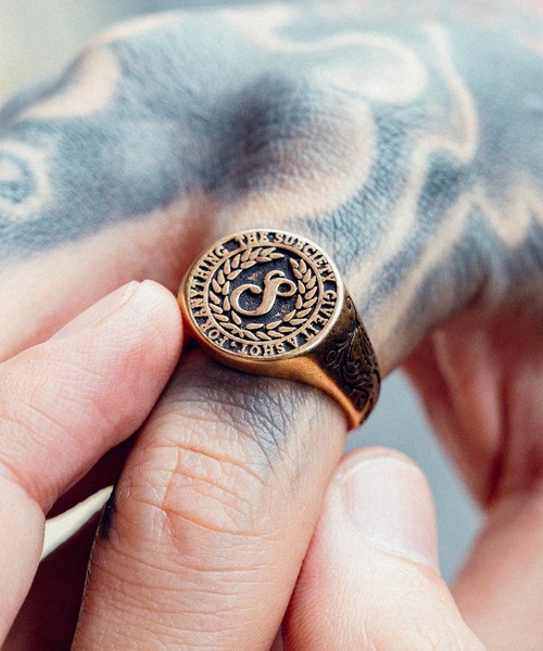 Subciety（サブサエティ） 指輪 リング College ring メンズ