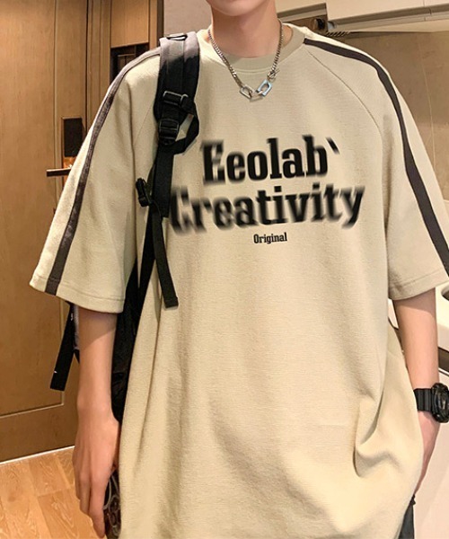 「link lot」 半袖Tシャツ M ブラック メンズ_画像4