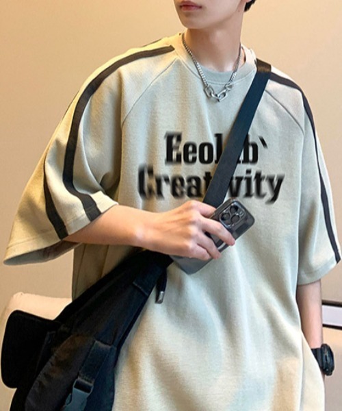 「link lot」 半袖Tシャツ M ブラック メンズ_画像5