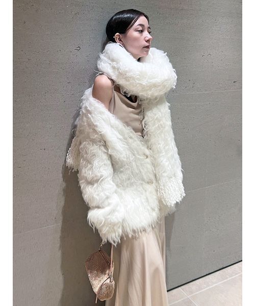 SNIDEL（スナイデル） マフラー ストール ファーロングマフラー