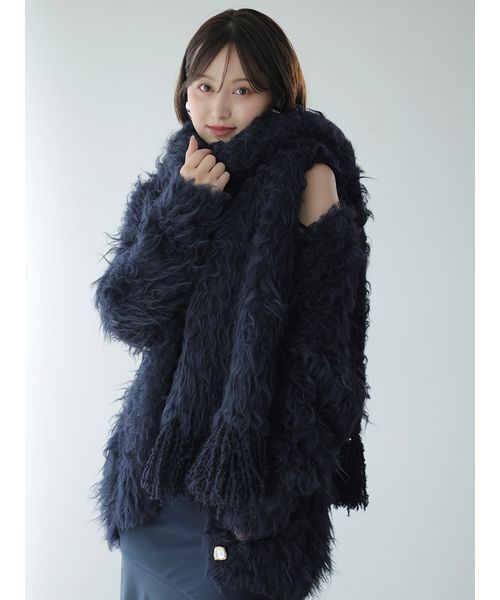 SNIDEL（スナイデル） マフラー ストール ファーロングマフラー