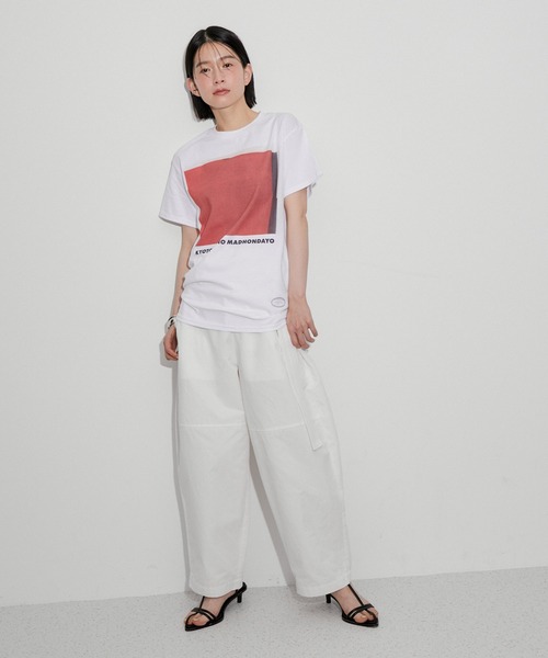 「TANGTANG」 半袖Tシャツ S ホワイト レディース_画像2