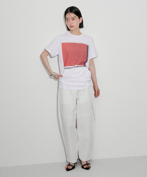 「TANGTANG」 半袖Tシャツ S ホワイト レディース_画像3