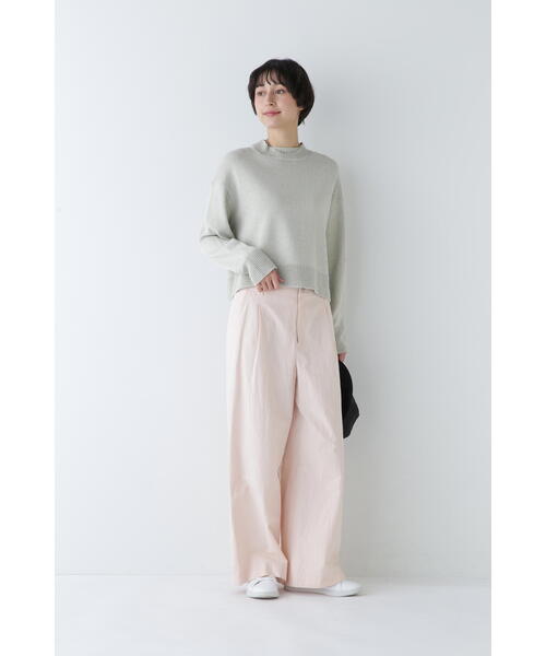 「human woman」 長袖ニット MEDIUM イエロー系その他4 レディース_画像3