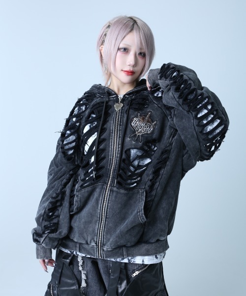 00s BuffaloBobs フーディー 00s BuffaloBobs フーディー00s buffalo bobs leather hoodie jacket