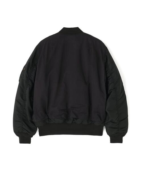 美品　アルファインダストリーズ MA-1 フライトジャケット 黒 L Alpha Industries（アルファ・インダストリーズ） ma1 ma-1 メンズ