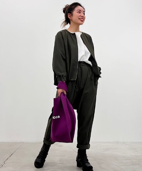 「ZUCCa」 ハンドバッグ FREE ベージュ レディース_画像6