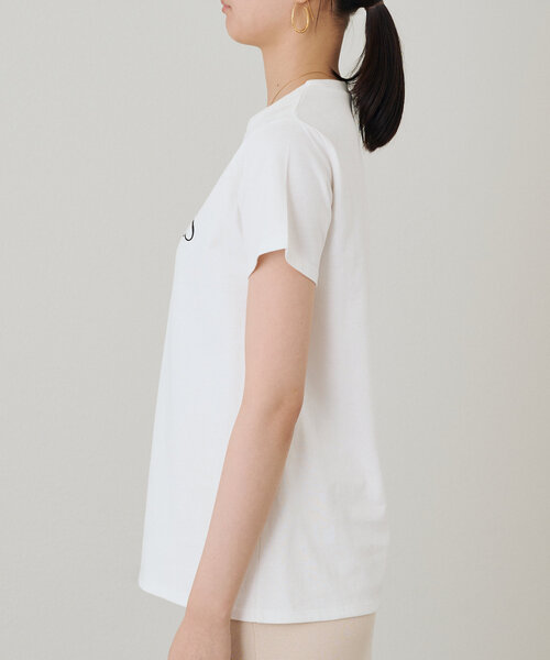 「LOUNGEDRESS」 半袖Tシャツ FREE チャコールグレー レディース_画像9