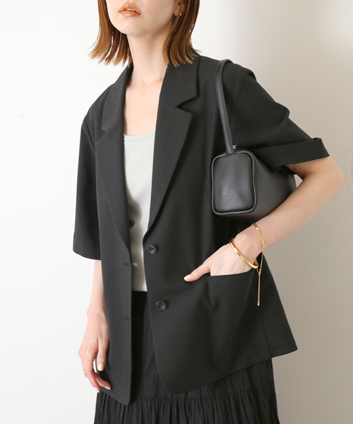 SLOBE IENA（スローブイエナ） テーラードジャケット FREE ブラック