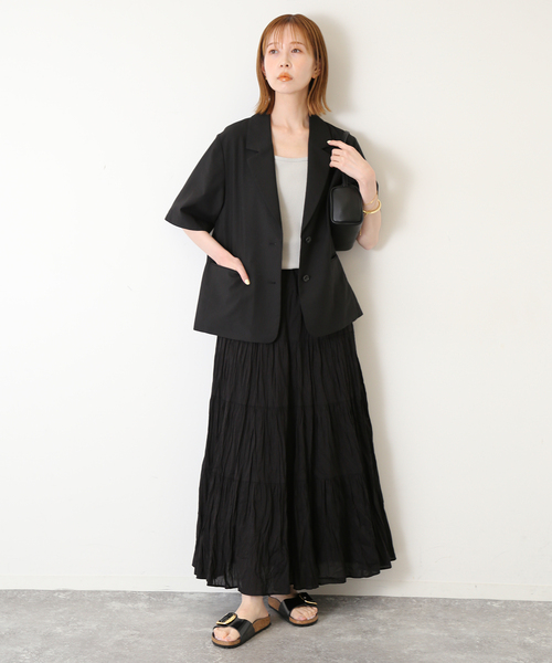 SLOBE IENA（スローブイエナ） テーラードジャケット FREE ブラック