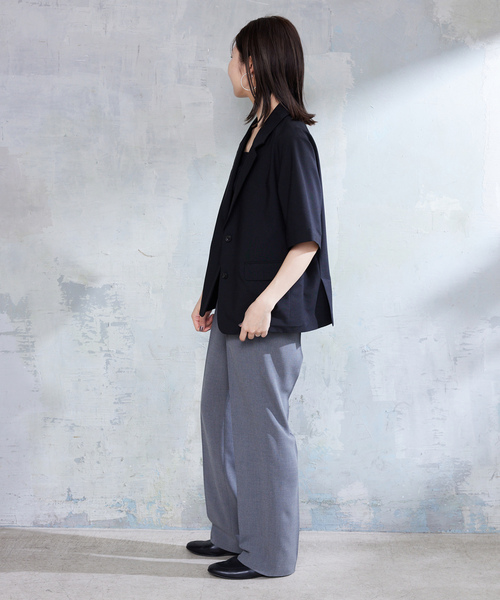 SLOBE IENA Relaxテーラードジャケット　ブラック セール】Relaxテーラードジャケット（テーラードジャケット）｜SLOBE