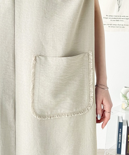 「classicalelf」 ノースリーブワンピース MEDIUM ブラック レディース_画像5