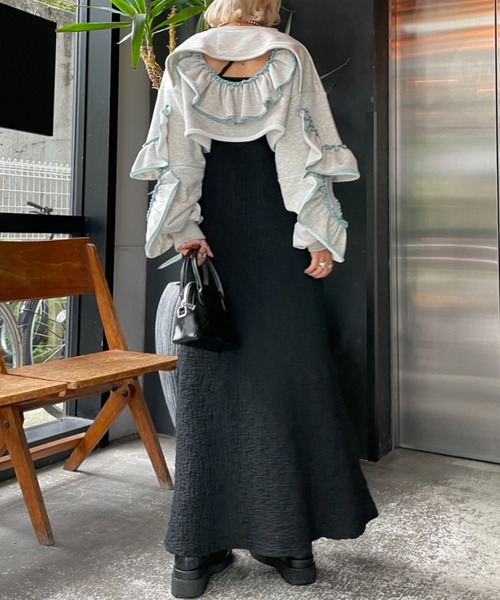 「HELLO.SANFRANCISCO」 スウェットカットソー FREE ベージュ レディース_画像7