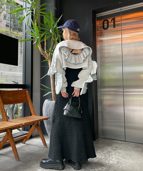 「HELLO.SANFRANCISCO」 スウェットカットソー FREE ベージュ レディース_画像8