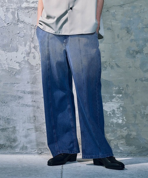 HARE（ハレ） デニムパンツ SMALL ブルー メンズ : ZOZOTOWN Yahoo!店