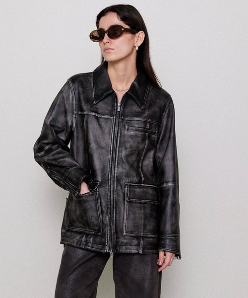 MAISON SPECIAL（メゾンスペシャル） レザージャケット 36