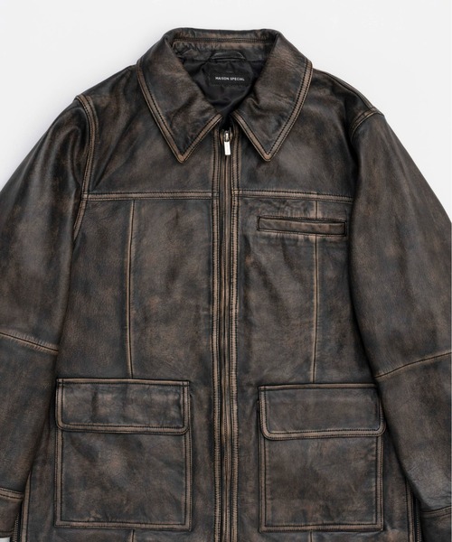 MAISON SPECIAL（メゾンスペシャル） レザージャケット 36
