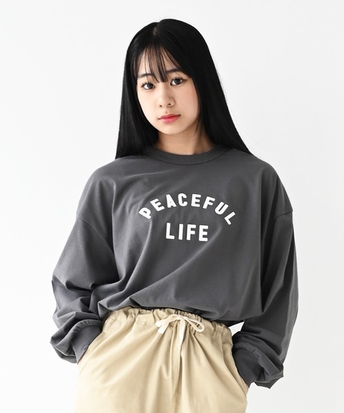 FOV（フォブ） tシャツ PEACEFUL LIFE L/S Tシャツ レディース 