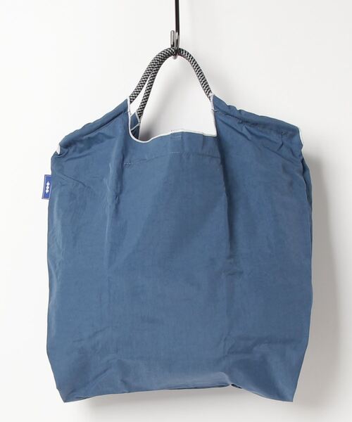 染織いわもと Ball&Chain エコバッグ Mサイズ ネイビー 🗻染織いわもと× Ball&Chain 🇯🇵 京都の伝統を現代に――。 「染織