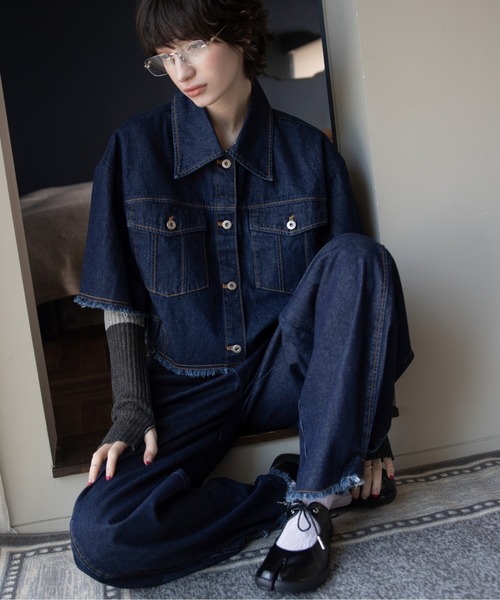 VACANCY」 デニムジャケット FREE ブラック レディース : ZOZOTOWN