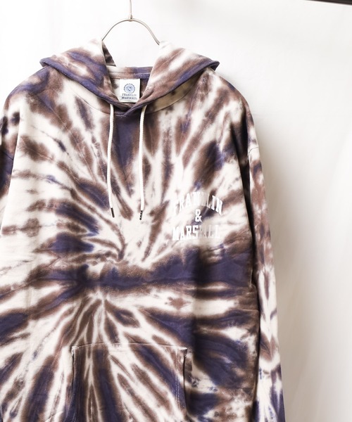 「FRANKLIN & MARSHALL」 プルオーバーパーカー MEDIUM ネイビー メンズ_画像5