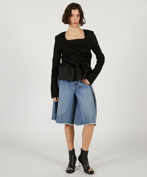 tシャツ ツイストヘムトップ / Twist Hem Top レディースの画像