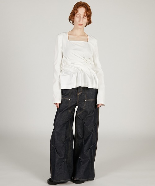 tシャツ ツイストヘムトップ / Twist Hem Top レディースの画像