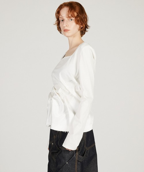 tシャツ ツイストヘムトップ / Twist Hem Top レディースの画像