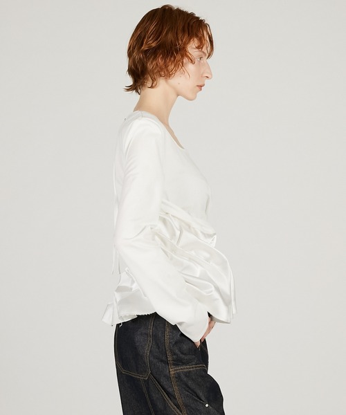 tシャツ ツイストヘムトップ / Twist Hem Top レディースの画像