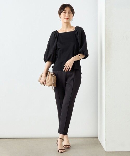 「NOLLEY'S Sophi」 半袖カットソー 38 オフホワイト レディース_画像3