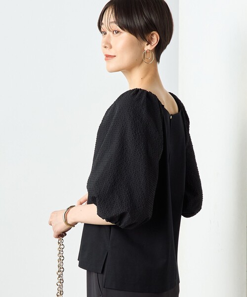 「NOLLEY'S Sophi」 半袖カットソー 38 オフホワイト レディース_画像8
