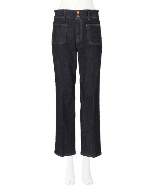 「RED CARD TOKYO」 デニムパンツ 23 ネイビー レディース_画像2