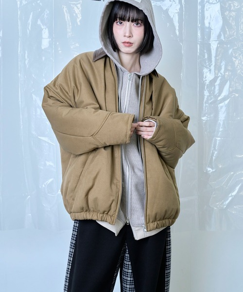 ジャケット・アウター Lilly Nora Lily（ノラリリー） ブルゾン アウター 「Nora Lily」Flghit