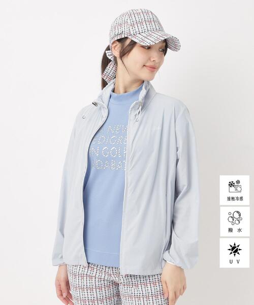 ブルゾン アウター 「撥水」UVナイロンジップブルゾン レディース_1
