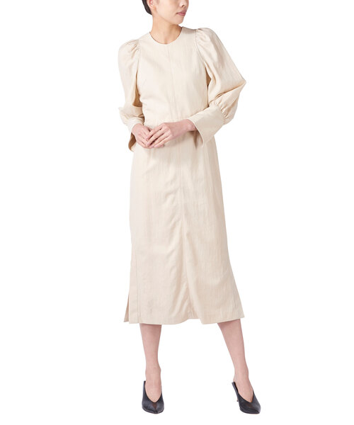 「muller of yoshiokubo」 長袖ワンピース 36 ベージュ レディース_画像8