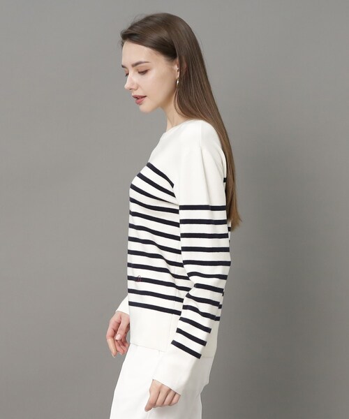 「DRESSTERIOR」 長袖ニット 36 グレー レディース_画像4