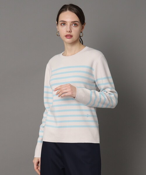 「DRESSTERIOR」 長袖ニット 36 グレー レディース_画像7
