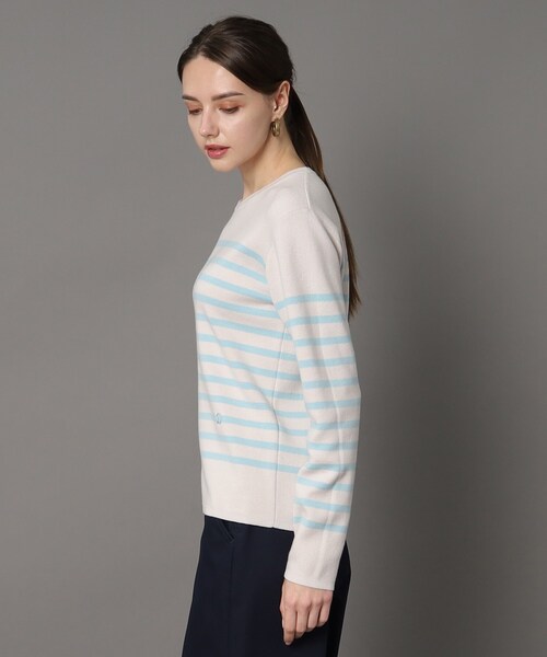 「DRESSTERIOR」 長袖ニット 36 グレー レディース_画像8