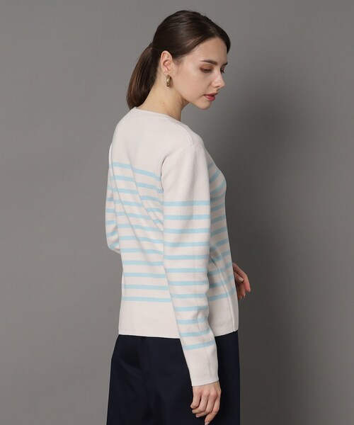 「DRESSTERIOR」 長袖ニット 36 グレー レディース_画像9