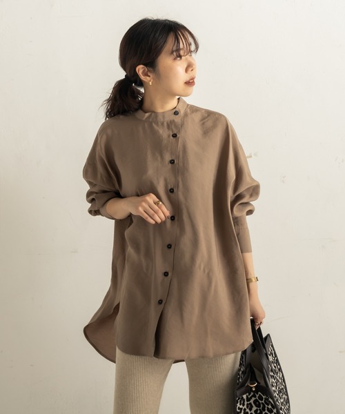 「CAPRICIEUX LE'MAGE」 長袖ブラウス FREE グレー レディース_画像3