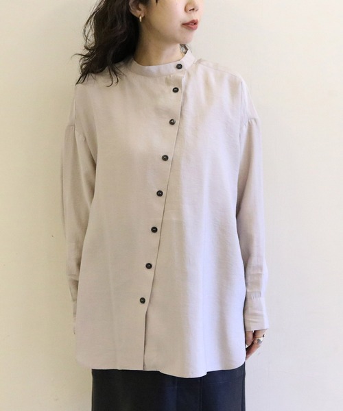 「CAPRICIEUX LE'MAGE」 長袖ブラウス FREE グレー レディース_画像9